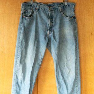 Levi's 501 Made in Colombia 100% Cotton Medium Wash Vintage1996 Jeans mens 40/32